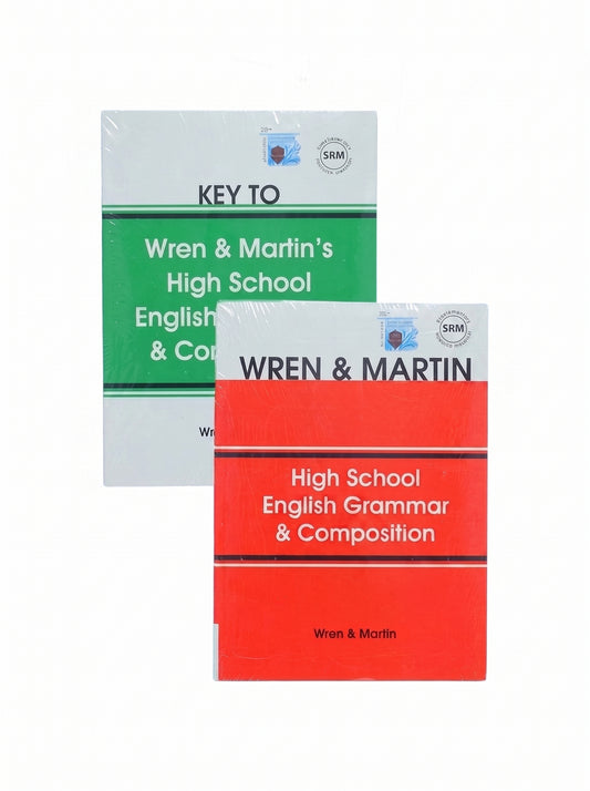 High School English Grammar & Composition ( Book + Key Bundle ) Wren & Martin
